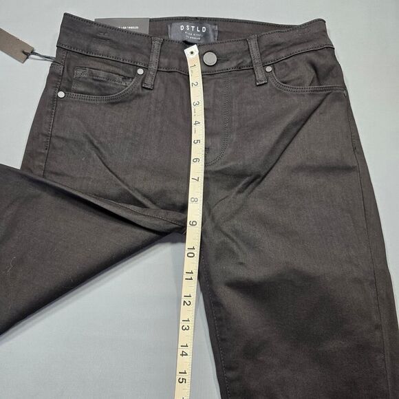 DSTLD Black Skinny Jeans Stretch Grunge Rips Distressed Denim Womens 28 Classic - Picture 6 of 13